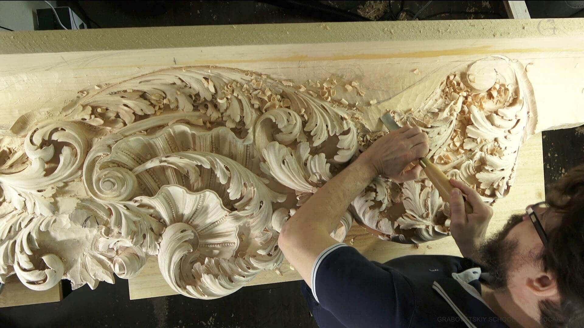 How Can I Learn to Carve Acanthus Leaves in Wood?