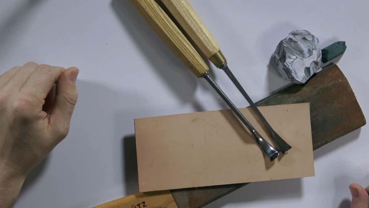 Leather strop and compound