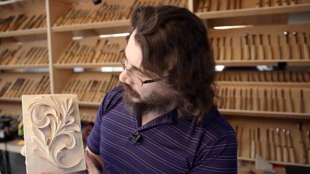 Carving Greek Acanthus Leaf