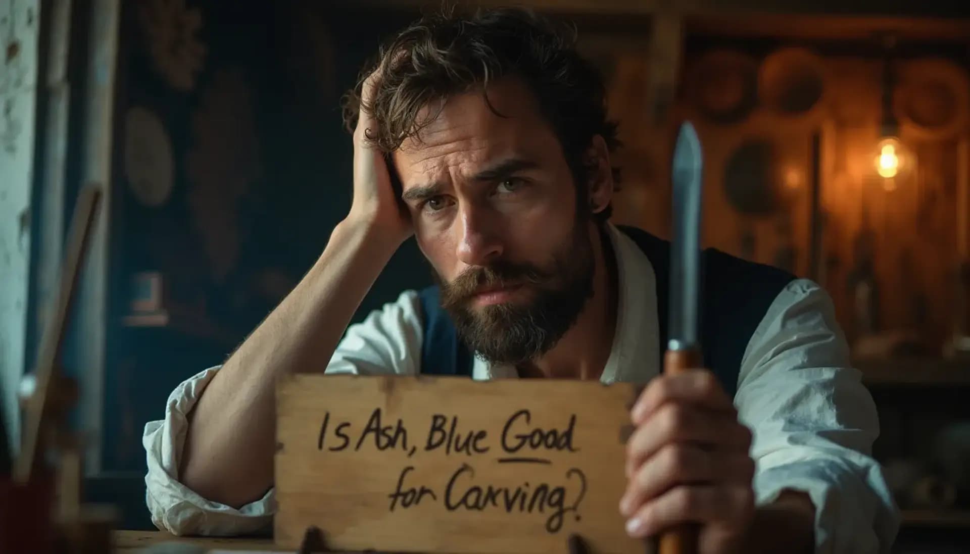 Is Ash, Blue Good for Carving?