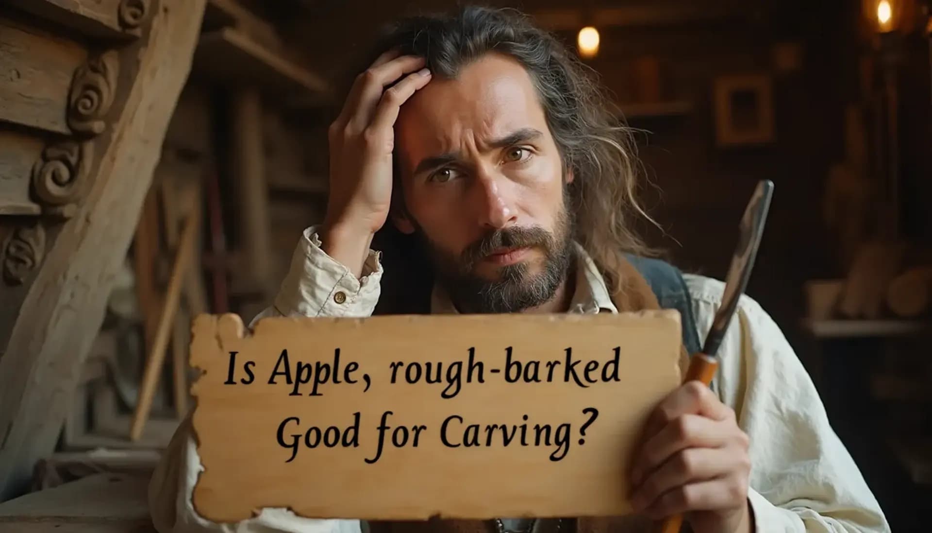 Is Apple, rough-barked Good for Carving?