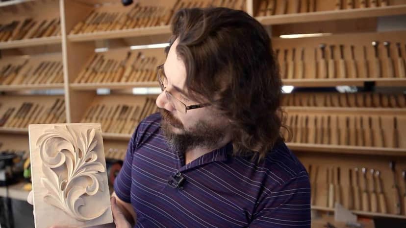 Carving Greek Acanthus Leaf