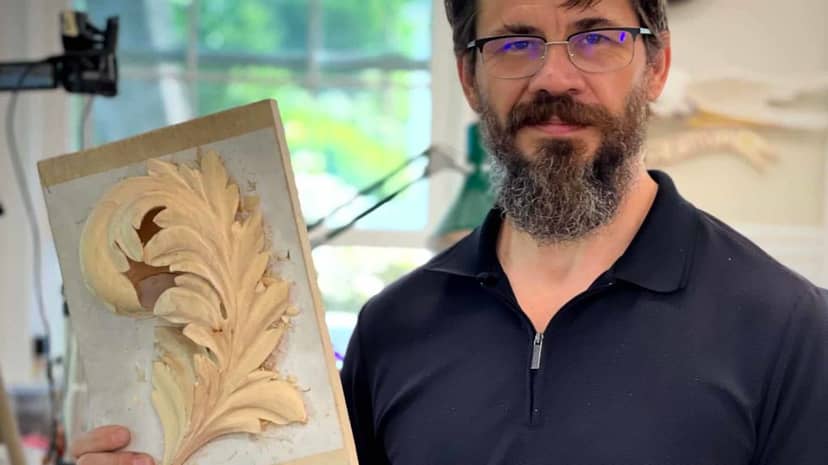 Carving Byzantine Acanthus