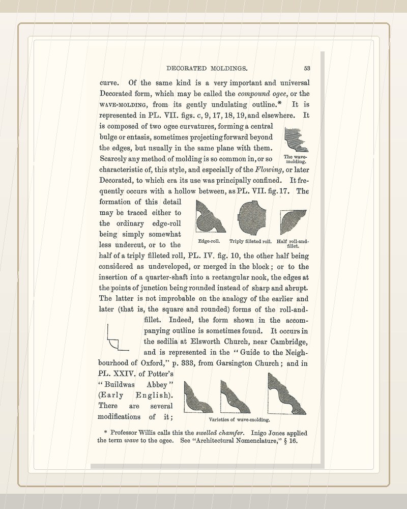 Cover of A manual of gothic moldings – with directions for copying them and for determining their dates