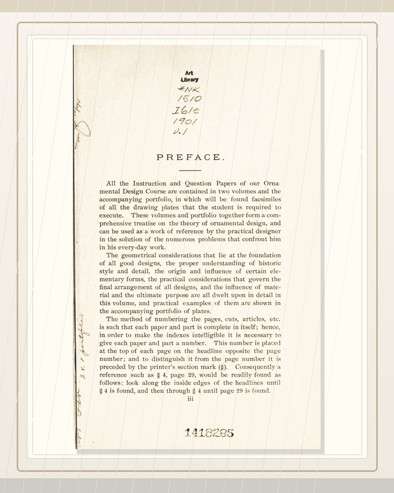 Cover of A textbook on ornamental design