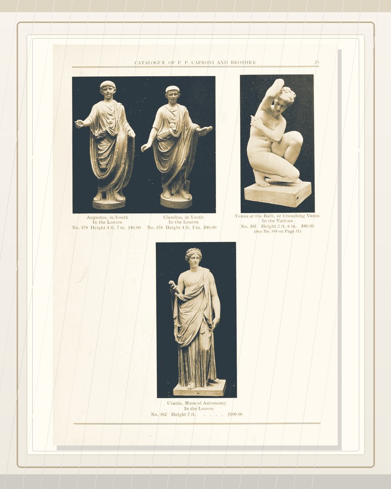 Cover of Catalogue of plaster reproductions from antique, medieval and modern sculpture