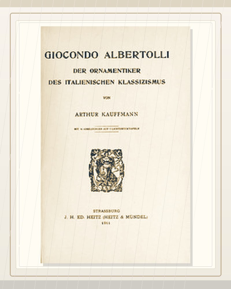 Cover of Giocondo Albertolli, der Ornamentiker des italienischen Klassizismus