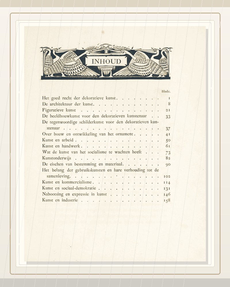 Cover of Kunst en samenleving. Naar Walter Crane's Claims of decorative art, in het nederlandsch bewerkt door Jan Veth