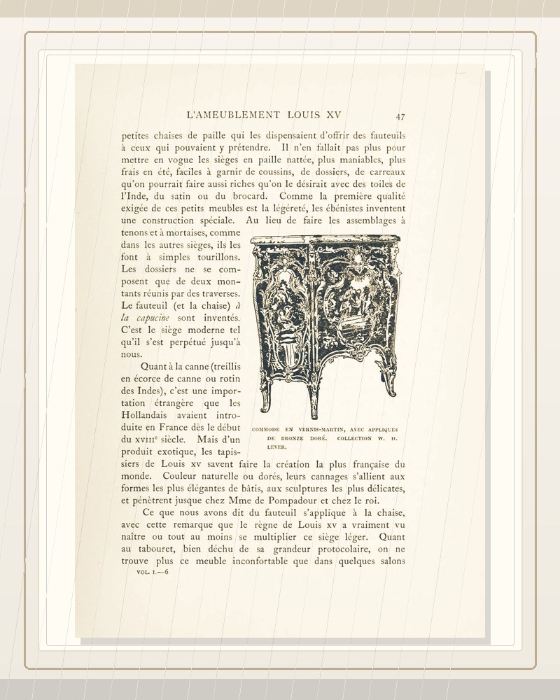 Cover of L'Ameublement Français Sous Louis XV