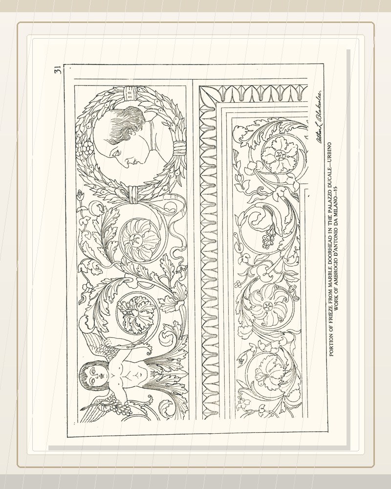 Cover of Ornamental details of the Italian renaissance